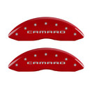 MGP Caliper Covers 14033SCA5RD Caliper Cover with Red Powder Coat Finish, (Set of 4)