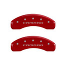 MGP Caliper Covers 14033SCA5RD Caliper Cover with Red Powder Coat Finish, (Set of 4)