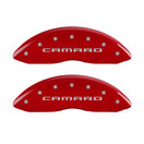 MGP Caliper Covers 14033SCA5RD Caliper Cover with Red Powder Coat Finish | Set of 4