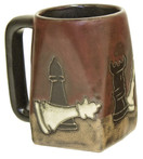 Mara Stoneware Mug - Chess 12 oz.