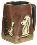 Mara Stoneware Mug - Chess 12 oz.