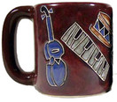 Mara Stoneware Mug - Musical Instruments - 16 oz