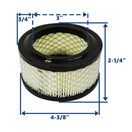 SA16F Air Intake Filter Element for Compressors Replaces Ingersoll Rand 32170979