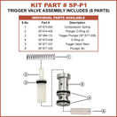 Superior Parts Trigger Valve Assembly - NR38A Only SP-P1