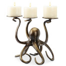 SPI Home Octopus Pillar Trio Candleholder - 34065