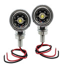 OZ-USA Chrome Cree Lights Motorcycle High Output LED Headlight 6000k MX 12 Volts