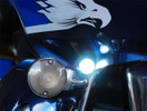 OZ-USA Chrome Cree Lights Motorcycle High Output LED Headlight 6000k MX 12-Volts