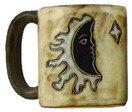 Mara Stoneware Sun / Moon - Tan Mug 16 oz - 510 L6