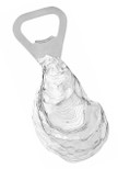 Basic Spirit Oyster Shell Pewter Bottle Cap Opener BO-34