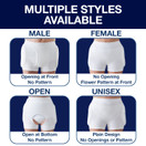 SAFEHIP AirX Men’s Hip Protector Briefs (Large 40-48 Inches) - 50-05.01.K64