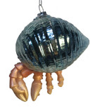 December Diamonds Blown Glass Hermit Crab Christmas Ornament | 79-80321