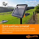 Gallagher S100 Solar Electric Fence Charger - Black