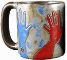 Mara Stoneware Mug - Peace Sign 16 oz.