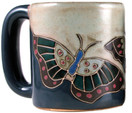 Mara Stoneware Mug - Butterfly Blue - 16 oz