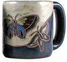 Mara Stoneware Mug - Butterfly Blue - 16 oz