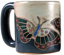 Mara Stoneware Mug - Butterfly Blue - 16 oz.