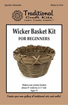 Traditional Craft Kits Beginner Coil Basket Kit - Basket Weaving Kit Set of 6