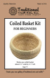 Traditional Craft Kits Beginner Coil Basket Kit - Basket Weaving Kit Set of 6