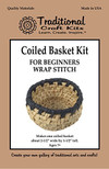 Traditional Craft Kits Beginner Coil Basket Kit - Basket Weaving Kit Set of 6