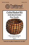Traditional Craft Kits Beginner Coil Basket Kit, Basket Weaving Kit Set of 6