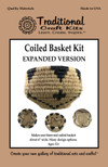 Traditional Craft Kits Coiled Basket Kit (Expanded Version) CB2