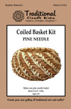 Traditional Craft Kits Coil Basket Kit - Pine Needle - Basket Weaving Kit Set