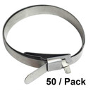 Interstate Pneumatics CV Boot Band Clamp - Round Type 1" - 5" Dia Range 50 Pack