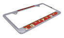 Elektroplate Tasmanian Devil Chrome License Plate Frame 