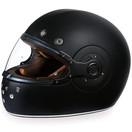 D.O.T. Approved DAYTONA HELMETS RETRO DULL BLACK W/ DULL BLACK ACCENT