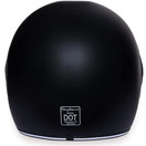 D.O.T. Approved DAYTONA HELMETS RETRO DULL BLACK W/ DULL BLACK ACCENT