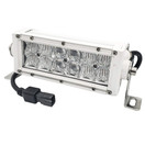 OZ-USA 8-inch White 4D Series 36w LED Light Bar Combo Beam Plug and Play Harness