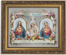 Gerffert Collection Sacred Hearts Room Blessing Framed House Blessings Print 13-inch