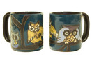 Mara Stoneware Mug - Owls on Branch - 16 oz