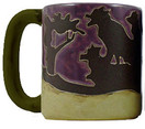 Mara Stoneware Mug - Wolves - 16 oz