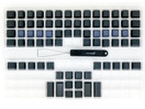 Advantage360 Blank Keycap Set - PBT Plastic | 76 Key Set - Logo Keycap Puller