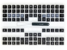 Dvork (PBT Plastic) keycap set. 92 keycaps plus keycap puller