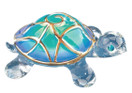 Glass Baron Tiffany The Turtle Glass Figurine