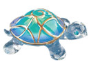 Glass Baron Tiffany The Turtle Glass Figurine - Glass