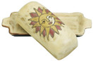 Mara Stoneware Collectible Covered Butter Serving Dish Desert Sun Design