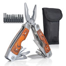 Maxam SKWMT Wood Handle Stainless Steel Multi-Tool