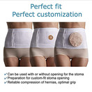 Tytex Corsinel Belt w/ Panel Maximum Stoma and Hernia Support Compression 2XL