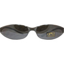 Pacific Coast Sunglasses Skinny Joes Silver Lenses, Black Frame - Medium