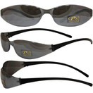 Pacific Coast Sunglasses Skinny Joes Silver Lenses, Black Frame - Medium