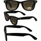 Blues Brothers Sunglasses By Pcsun Black Frames Smoke Lenses, Unisex