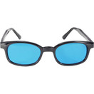 Pacific Coast Sunglasses X-KD's Black Frame/Turquoise Lens Sunglasses 1129