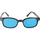 Pacific Coast Sunglasses X-KD's Black Frame/Turquoise Lens Sunglasses, 1129