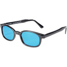 Pacific Coast Sunglasses X-KD's Black Frame/Turquoise Lens Sunglasses | 1129