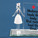 Glass Baron Nurse Figurine - EM3 536