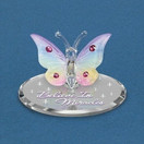 Glass Baron Crystal Butterfly"Believe in Miracles"