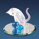 Glass Baron Curious Cat Figurine, S4 129-2